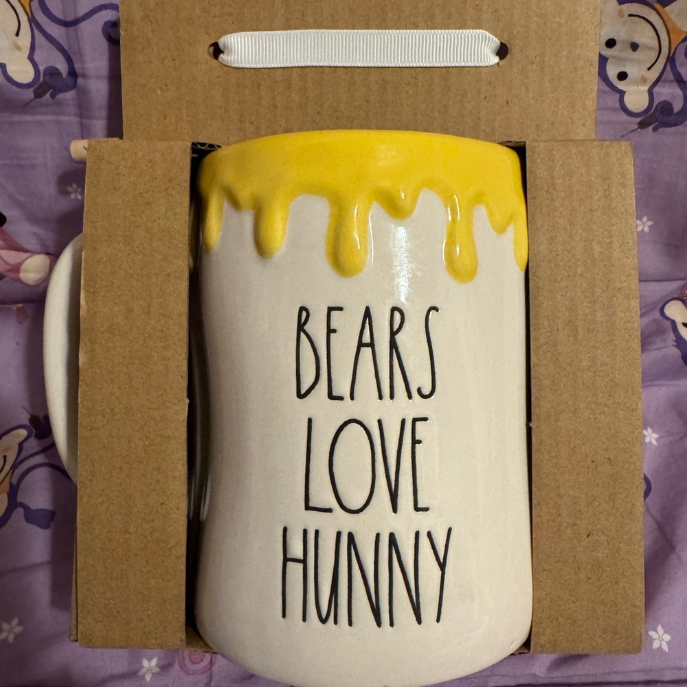 Disney Rae Dunn Winnie the Pooh Mug with spoon - Picture 6 of 7